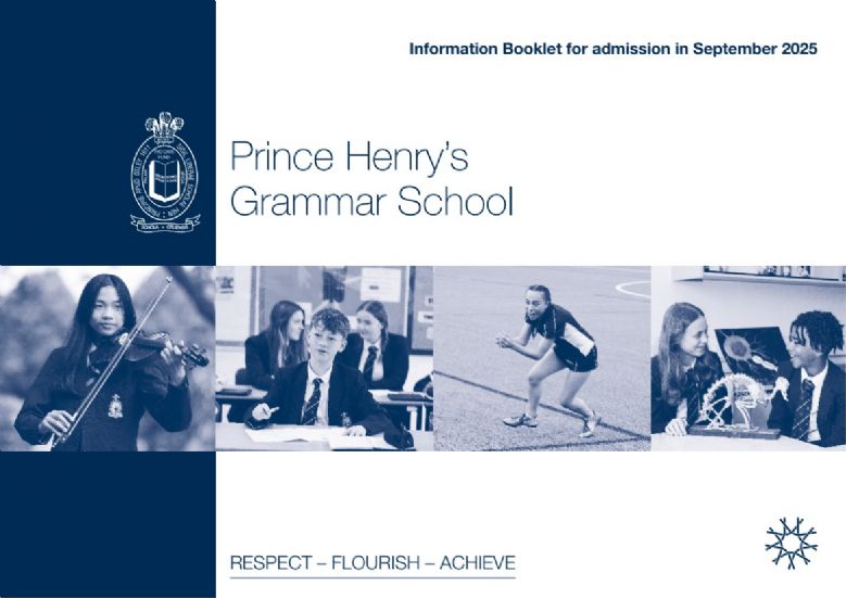 Admissions Booklet cover